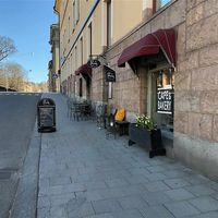 From outside at Gott&Reco in Falun