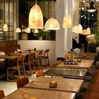 The interior at Cosma Food House in Mechelen