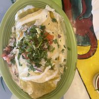 Smothered burrito  at Red Cup Coffee House in Oklahoma City