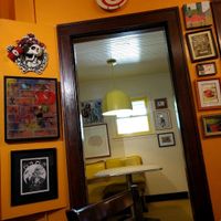 red cup interior at Red Cup Coffee House in Oklahoma City