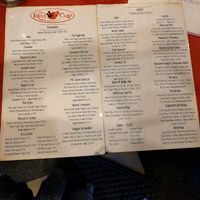 red cup menu October 2017 at Red Cup Coffee House in Oklahoma City