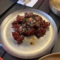 Bang-bang Cauliflower bites  at Masala Theory in Surry Hills