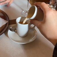 gibt sogar richtig leckere hafermilch zum kaffee (ich tippe auf oatly, echt hammer!!!)😄 #Veganuary at Cafe-Hotel Appenzell in Appenzell