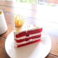 Red Velvet Vegan at Cup Coffee and Tea in Vyborg