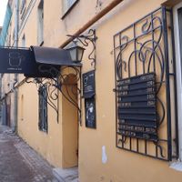 Entrance at Cup Coffee and Tea in Vyborg