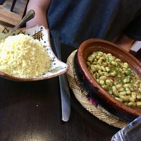 Broad bean tagine at Al Fassia Restaurant in Windsor
