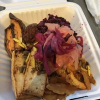 3 veggies and a protein (skipped the grain) at Little Beet - Midtown West in New York City