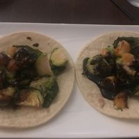 Brussel sprouts tacos at Bistro 781 in Waltham