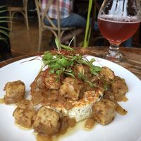 Crispy tempeh paneer at Fig + Farro in Minneapolis