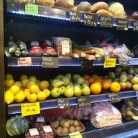 Produce section at Smak and Sans in Kristiansand