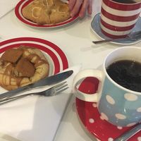 Toasted Marshmallow cookie and Biscoff Brookie - both vegan  at Cake Tin in Blackpool