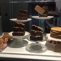 Selection of brownies, cookies and brookies - all vegan at Cake Tin in Blackpool
