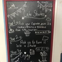 Vegan cake shakes  at Cake Tin in Blackpool