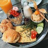 Veganes Frühstück  at Cafe Hygge in Loerrach