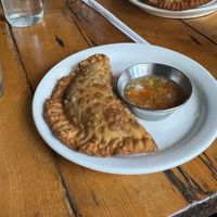 Veggie Empanada  at Puerto Viejo in Brooklyn