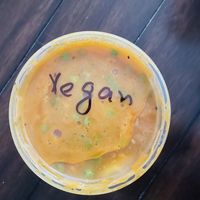 Vegetable Curry and rice (not pictured)  at Bombay Gardens in Newark