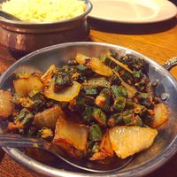 Okra at Bombay Gardens in Newark