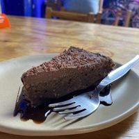 Pastel de chocolate vegano 🌱  at Vege Taco in Mexico City