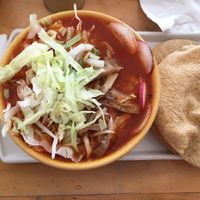 Pozole de setas at Vege Taco in Mexico City