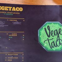Menú lado 2 at Vege Taco in Mexico City