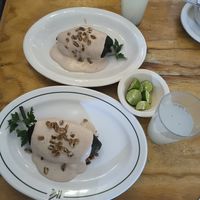Chiles en nogada (vegetariano). at Vege Taco in Mexico City