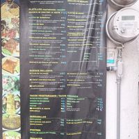 Green = vegan! at Vege Taco in Mexico City