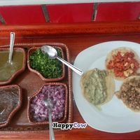 The tacos setas en mole verde (mushrooms in green sauce) are my new all time favorite!  at Vege Taco in Mexico City