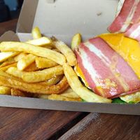 Burgenator at Vegie Bar Take Away in Fitzroy