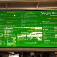 Menu at Vegie Bar Take Away in Fitzroy