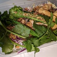 Rice noodle salad at Vegie Bar Take Away in Fitzroy