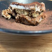 Tiramisu as served  at Vegie Bar Take Away in Fitzroy