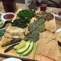 Parrillada at Don Andres Taqueria Vegana in Mexico City