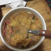 Beans at Don Andres Taqueria Vegana in Mexico City