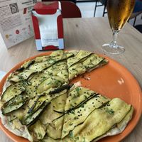 Hummus pizzaa  at 22.2 Pizza al Taglio in Zaragoza