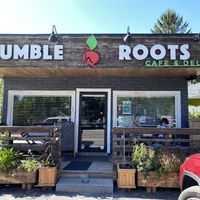 Storefront  at Humble Roots Cafe in Maple Ridge