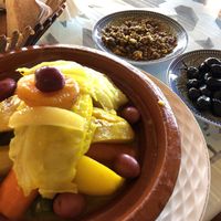 Their vegetable tagine (vegan)   at Dar Tajine in Fes
