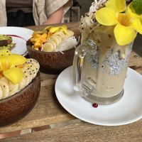 Chia pudding! A bit too much chia for me!  at Shady Lane in Mirissa