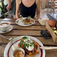 Had the toast with avo and tomaten basil, was awesome! My non vegan bf really enjoyed his eggs. at Shady Lane in Mirissa