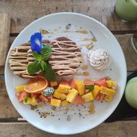 pancakes at Shady Lane in Mirissa