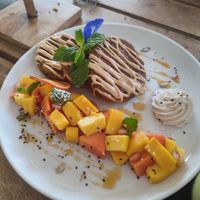 pancakes at Shady Lane in Mirissa