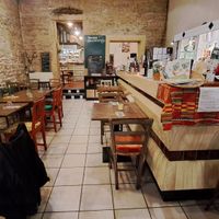 Bright and colourful inside. at Toutes Les Couleurs in Lyon