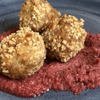 Slow Roasted Tomato Arancini  at The Green Man in Longfield