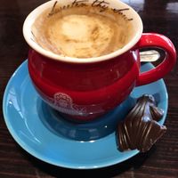 Dark chocolate froggy to have with my soy flat white   at San Churro in Joondalup