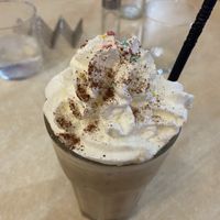 Vegan caramel frappé  at Soma Bistro in La Pineda