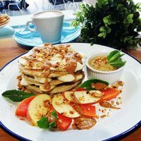 Vegan pancakes🥞🥞🥞☀️ at Soma Bistro in La Pineda