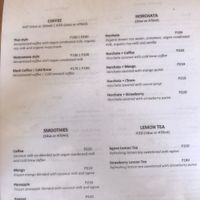 Many options but most they were  sold out.. at Cafe Honest in Siargao