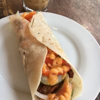 Shawarma wrap  at Cafe Honest in Siargao
