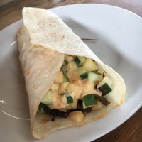 Eggplant gyro at Cafe Honest in Siargao