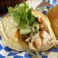 Tofu banh mi (veggie, not vegan)  at Pho Quynh in Federal Way