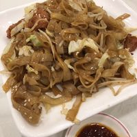 Fried noodles with cabbage and vegetarian cartilage. at Three Virtues 三德食品 - North Point in Hong Kong Island